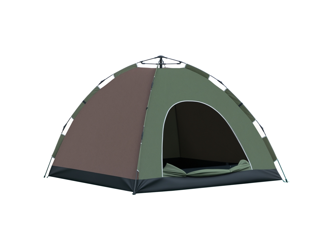 Tenda de camping 2 pessoas com bolsa de transporte BTFORUS, ganchos e bolsos