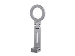 Suporte Universal Dobrável E Magnético Para Celular Com Rotação Flexível, Magsafe, Ideal Para Viagens De Avião, Compatível Com Iphone 12-17 E Samsung.