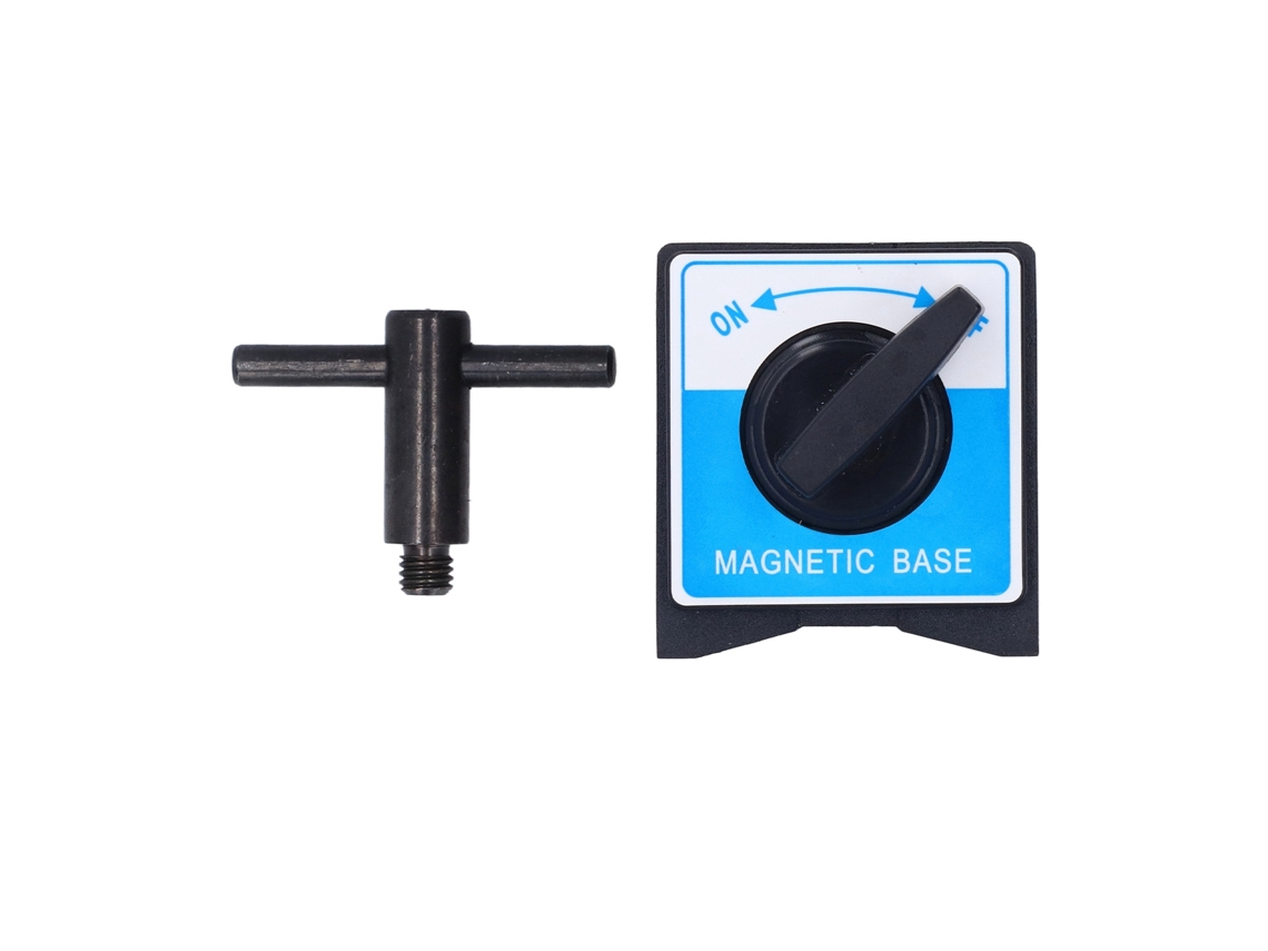Base Magnética Com 100kg De Força De Sucção Hilo M8 Com Interruptor Para Processamento Mecânico