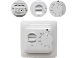 Termostato Manual Elétrico Para Aquecimento De Piso Radiante Com Sonda Ac 220v M5.16a