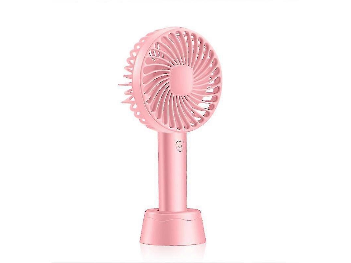 Mini ventilador de resfriamento, refrigerado a ar, recarregável usb com bateria de 1200 Mah, rosa BRILVIBERA
