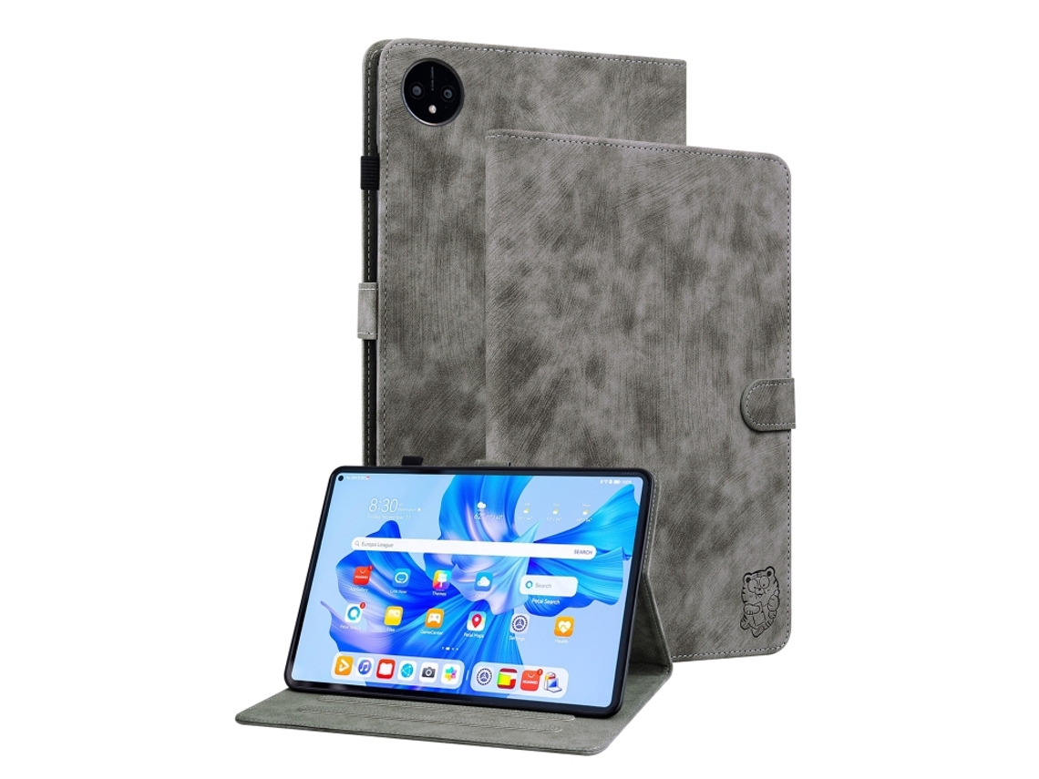 Capa‑flip De Couro Padrão Tigre Halinuia Para Tablet Huawei Matepad Pro 11 2022