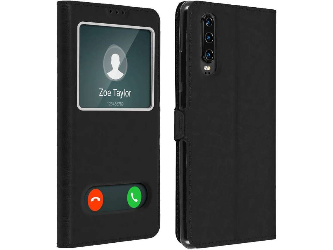 Capa Huawei P30 AVIZAR Window Preto