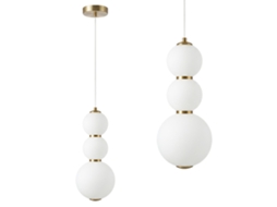 Candeeiro Suspenso TOOLIGHT Lhj113 3cp Brush Gold Led