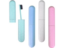 2026 4 Fundas de Cepillo de Dientes para Viaje, Portátiles Y Transpirables, Ideales para Camping, Hogar Y Viajes de Negocio