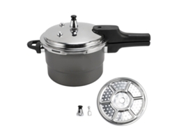 Panela de Pressão Grande, 22cm, Aço Inoxidável | S/MARCA