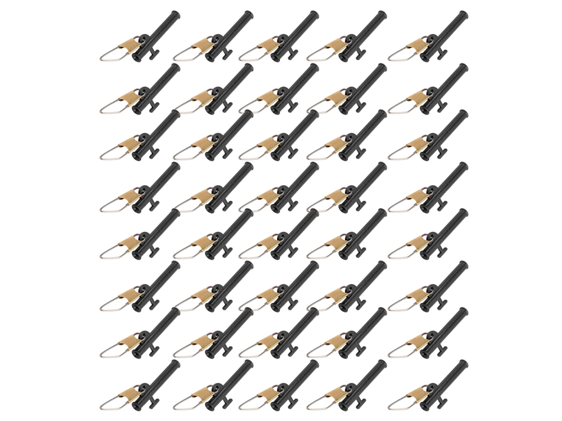 Pesca Sinker com Clips Metal Abs Preto 4bags