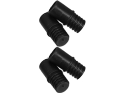 Conector Rosqueado Solustre Para Pacote Com 4 Peças, Adaptador Multiuso Em Plástico Preto, Instalação Rápida, Cabo De