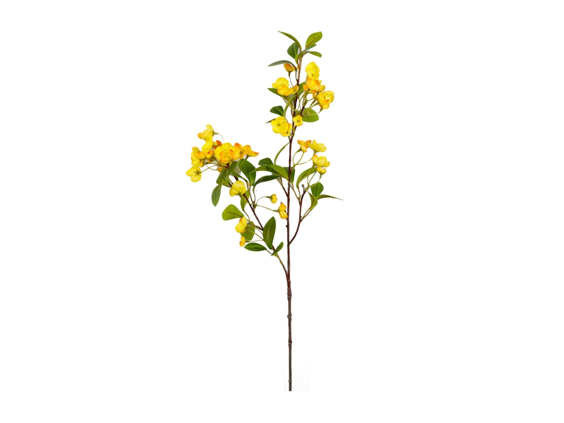 Flor Artificial Hortênsia Amarela Laxiscreed Para Decoração Vibrante E Duradoura