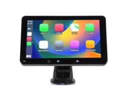 Mali estéreo Automotivo Portátil 7 Polegadas Touchscreen Hd com Carplay Android Auto Bluetooth Navegação Controle de Voz