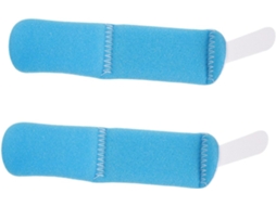 Conjunto Homsfou com 2 pulseiras de identificação para recém-nascidos em esponja lisa e colorida, ideal para o hospital e