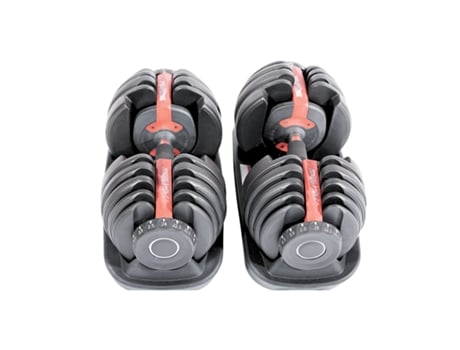 Halter Ajustável 24Kg 2 Unidades Smart Dumbbell Pesos Ajustáveis de 2 5Kg a 24Kg 15 em 1! Dumbells PH FITNESS