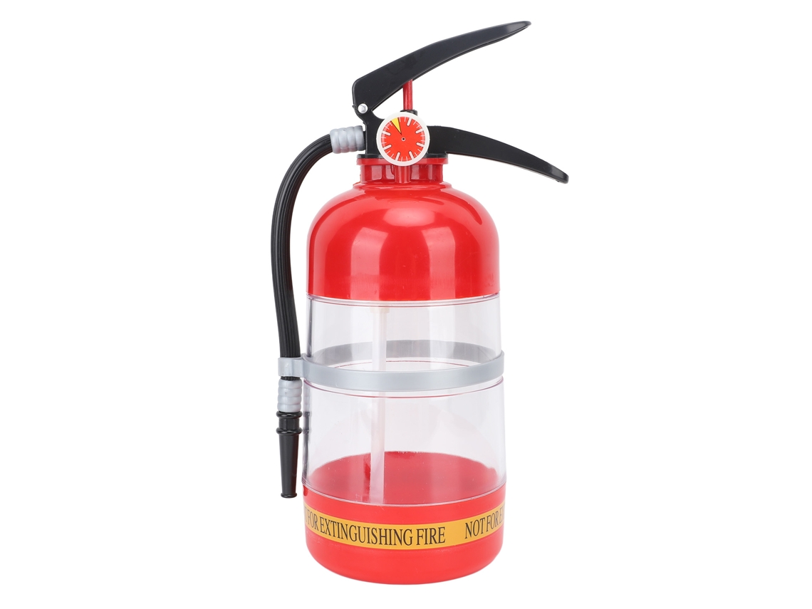 Dispenser De Bebidas 2l Em Plástico Portátil Forma De Extintor Para Bar Restaurante Hotel Ktv