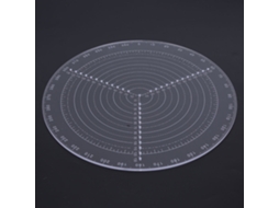 Laxiscreed Compass De Centralização Em Acrílico Transparente Para Marcenaria Com Precisão