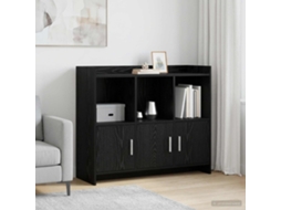 Vidaxl Buffet Carvalho Preto 98,5 X 33 X 80 Cm Derivados De Madeira