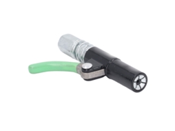 Conector de pistola de graxa com alavanca única para bico de enchimento de lubrificação de alta pressão.