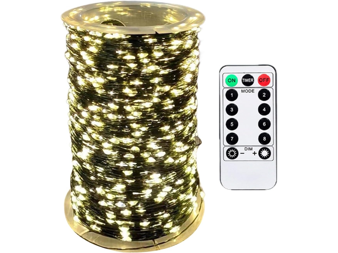 Luzes De Natal Led À Prova D'água Para Uso Externo, Com Controle