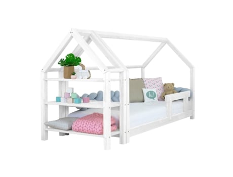 Cama Cabana Com Prateleira 120 X 180 Branco BENLEMI