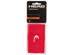Punho Unisexo HEAD Logo 5´´ Vermelho para Tênis (Tamanho Único)