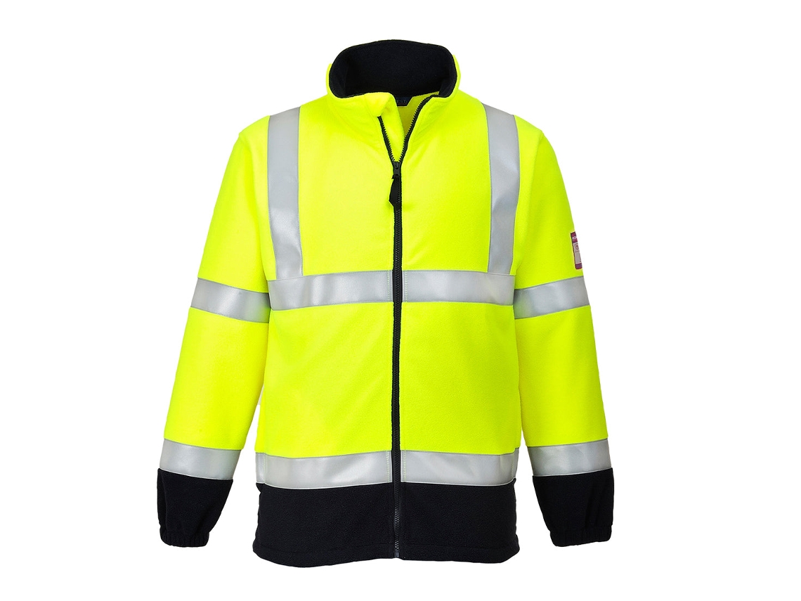 Forro De Lã Antiestático De Alta Visibilidade Fr Modaflame Amarelo / Xl