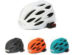 Capacete de Bicicleta com Farol e Luz Traseira, Leve, com USB, TAISHENGDA
