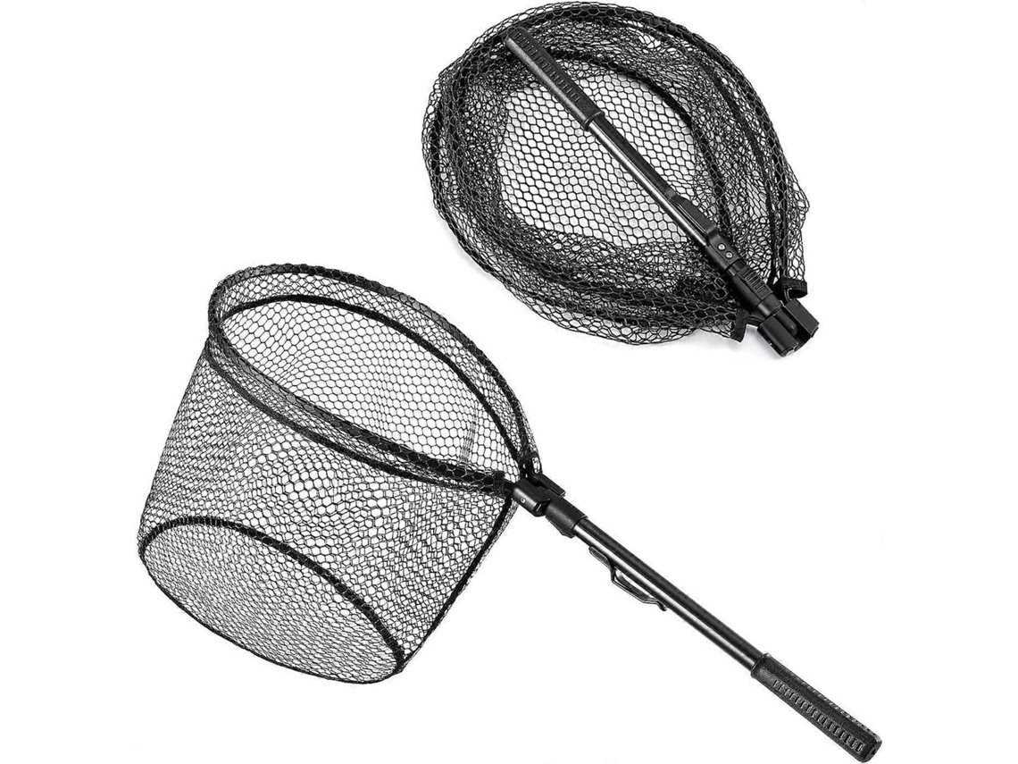 Rede De Pesca Telescópica Dobrável - Design Triangular