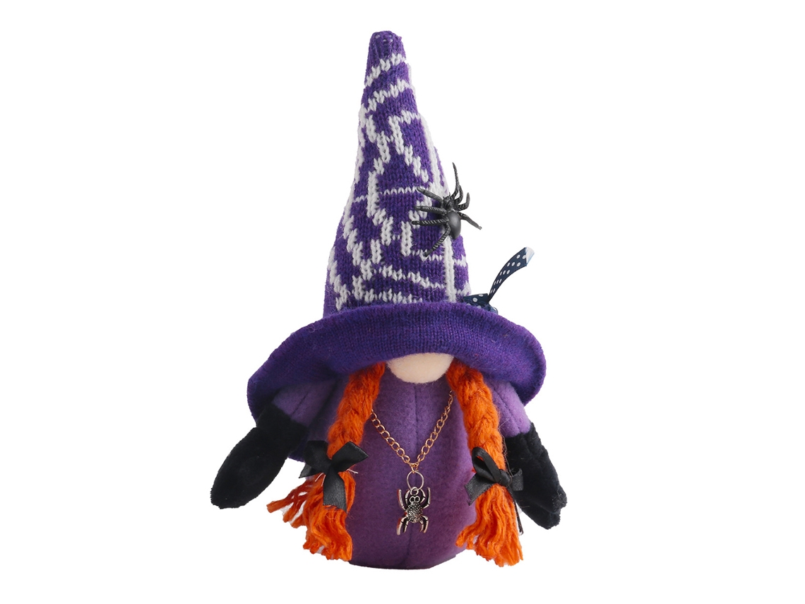 Decoração de Mesa Halloween com Gnomo de Peluche para Festas e Presentes LAXISCREED