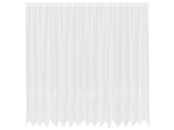 Conjunto 1 Cortina De Renda Vidaxl Branco Poliéster (220 X 400 Cm)