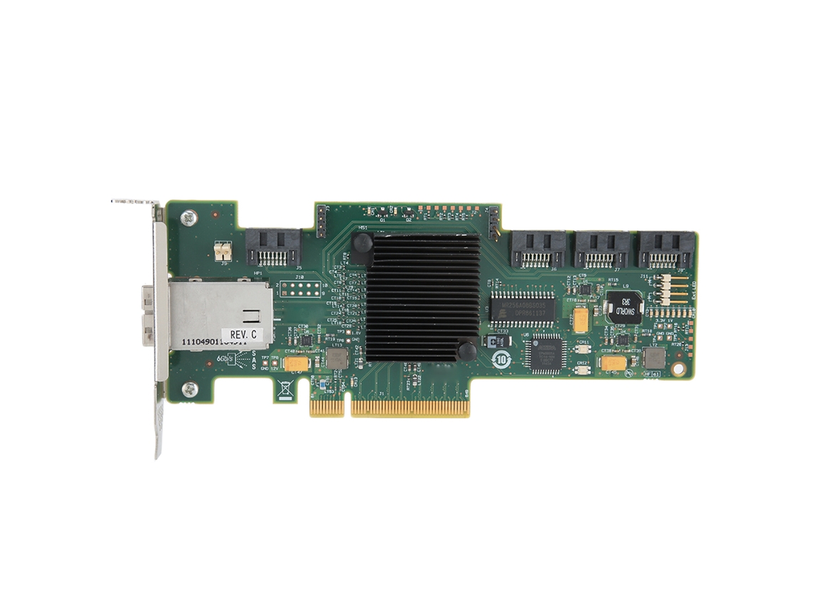 Cartão De Array De Discos Baffle Curto Para Cartão Raid Hba Lsi Sas 9212-4i4e 6gb