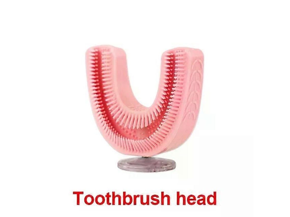 Crianças Escova de Dentes Elétrica 360 Graus Automática Usb Limpa Limpeza Silicone Criança Inteligente em Forma U GOKOCO