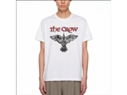 Rockinstone The Crow Movie Logo And Crow White Adult T-shirt Size:xl