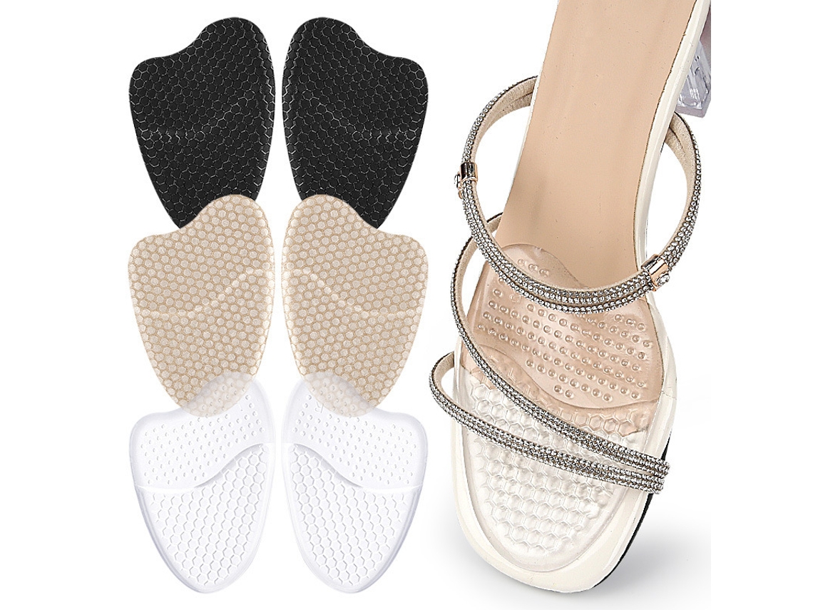 Almofada De Metatarso Em Gel (3 Pares) Para Saltos Altos