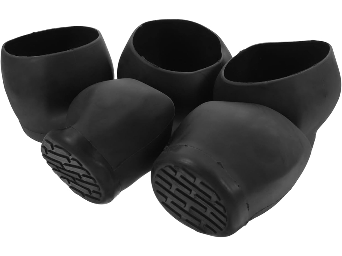 Conjunto de 5 Protetores de Piso para Cadeiras, em Plástico. GOKOCO