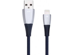 Cabo JUST MOBILE ZinCable (USB - Lightning - 1.5m - Azul)
