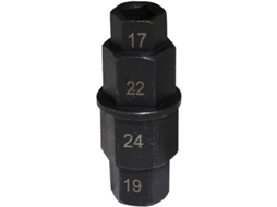 Chave De Eixo De Moto De Aço Carbono, 17, 22, 24, 19mm, Ferramenta Hexagonal Multipropósito Para Desmontagem E Reparação