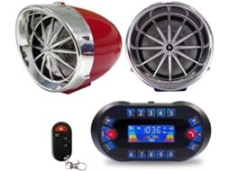 Haut-parleur Radio Amplificateur De Pour Moto, Rádio Fm, Alarme Anti-cabriolage, Sortie Sirène, Lecteur