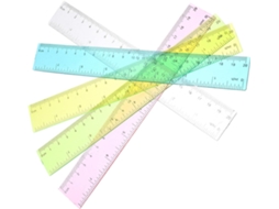 Lurelia Fita Métrica Multifuncional Ergonómica 5-fitas Plástico Para Desenho Técnico E Escola