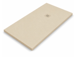 Base De Chuveiro Ardesia 75x110 Cm Creme Grelha Creme