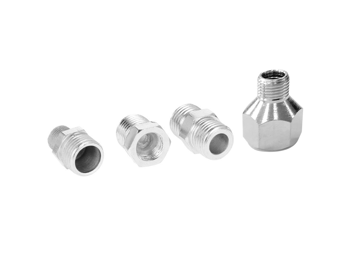Kit De Adaptadores Laxiscreed Para Pistola De Pulverização, 4 Peças Para Compressor E Mangueira