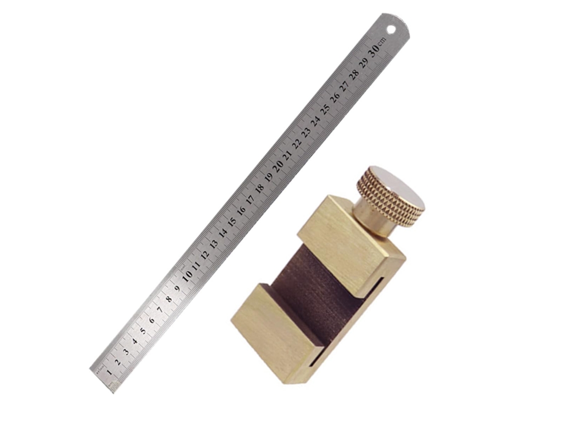 Conjunto de 3 Ferramentas de Medição e Posicionamento para Marcação, Marcenaria e Projetos de Bricolagem. SFUSHOS