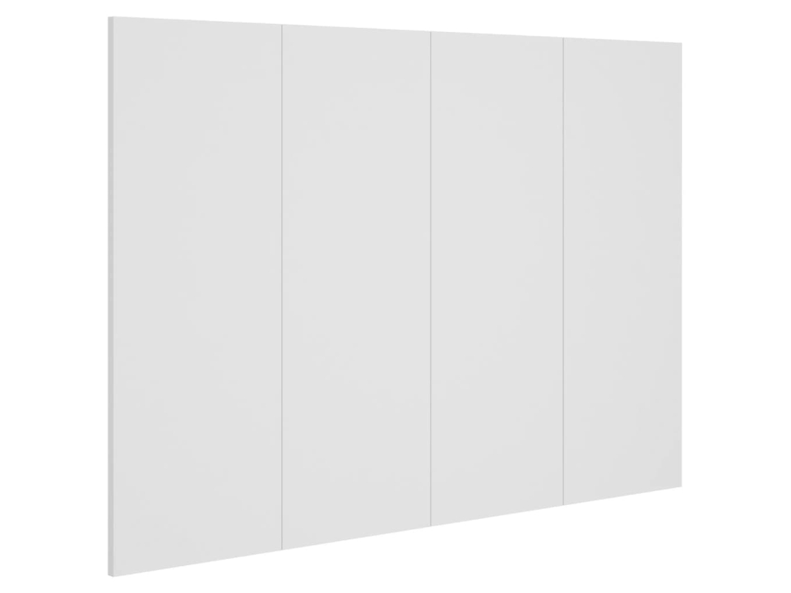 Cabeceira em madeira branca, exclusiva da Maison, 120x1,5x80 cm