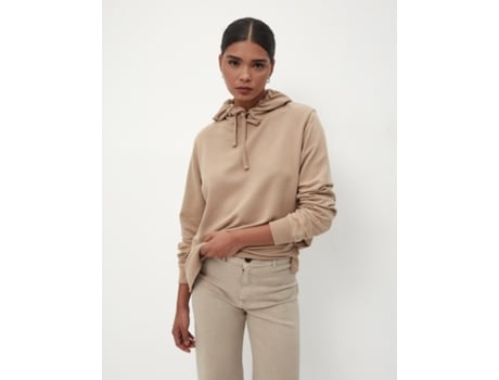 Sweatshirt De Mulher Mo Capuz Bege (2xl)