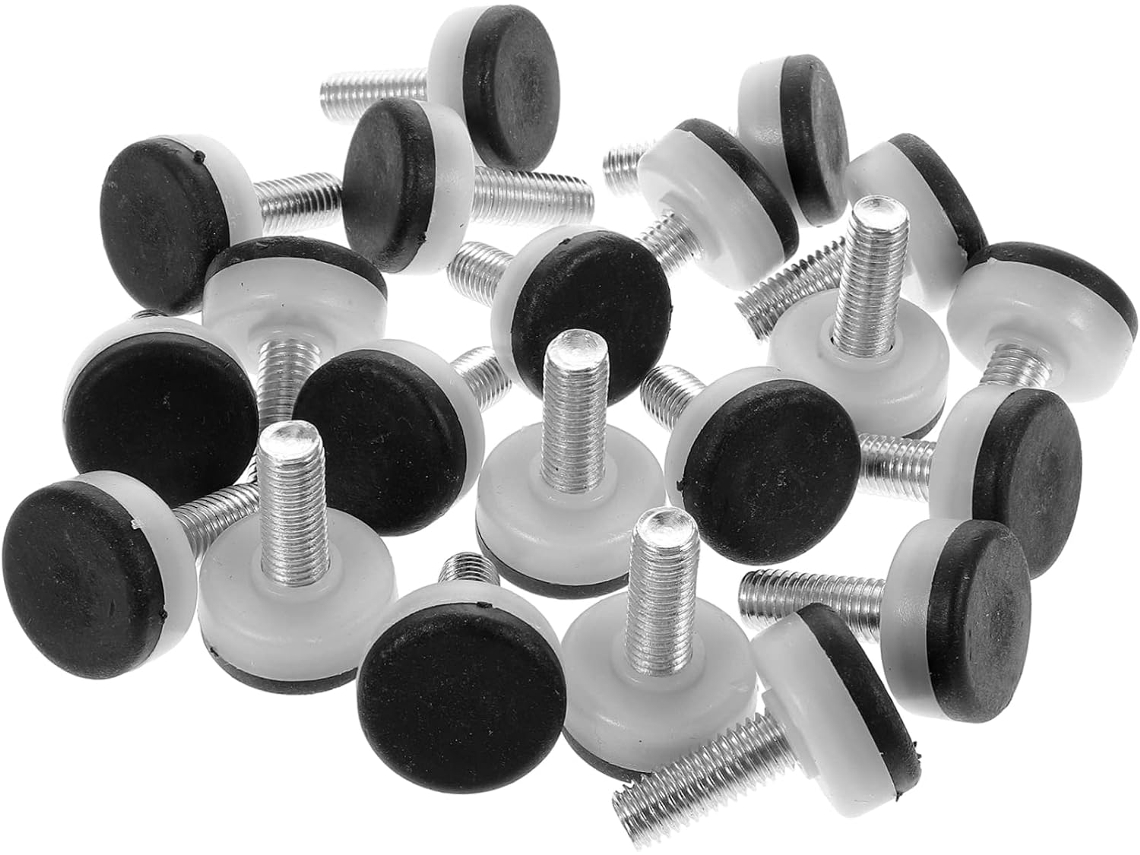 Nuobesty 30 Peças Niveladores De Móveis Ajustáveis M10, Extensores De Pés Mesa Para Móveis Resistentes, Suporte Estável