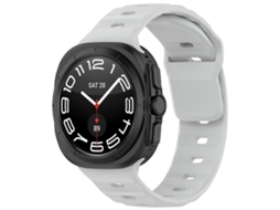 Pulseira De Silicone Com Fecho Reverso E Cor Sólida Para Samsung Galaxy Watch Ultra 47mm