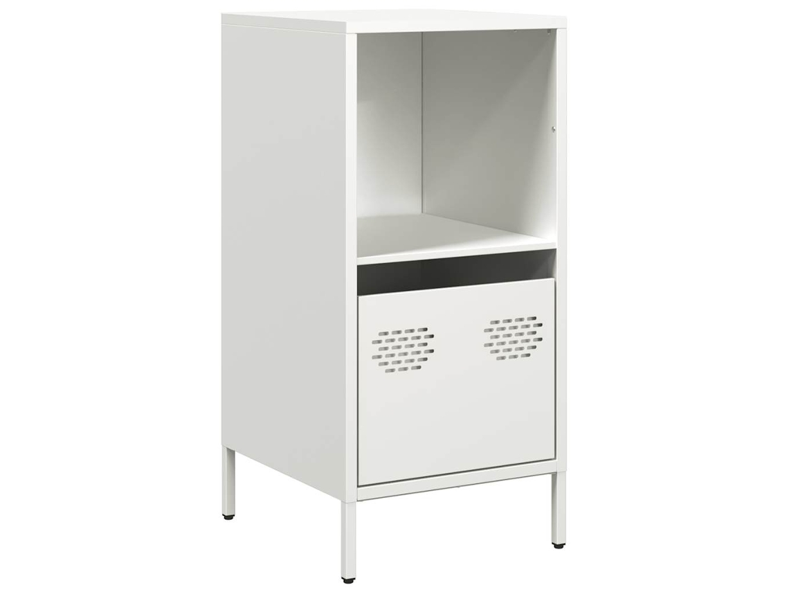 Aparador 35x39x73,5 Cm Aço Laminado a Frio Branco MAISON EXCLUSIVE