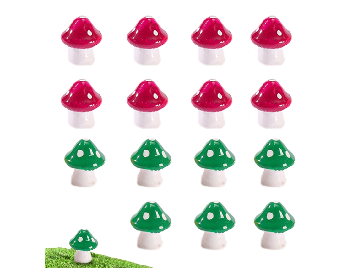20 Peças de Cogumelos para Decoração de Micro Paisagem com Suculentas NEVEANCE