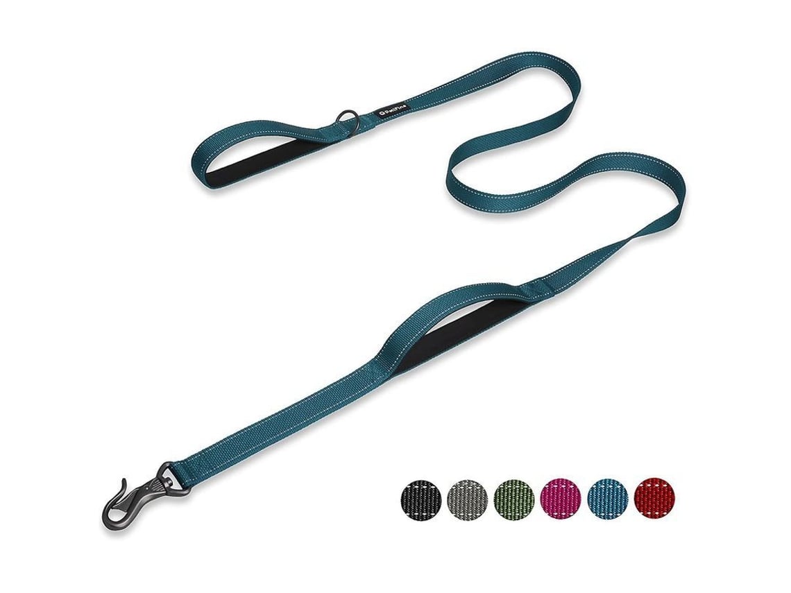 2026 correa para Perro Petifine Con 2 Asas Acolchadas 4ft Reflectiva Resistente para Entrenamiento