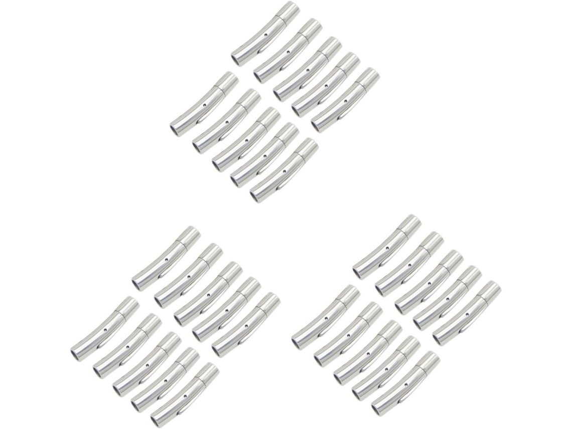 Nuobesty Fecho De Pulseira Conector De Mola Fivela Para Joias 30 Peças Ponteira De Bracelete