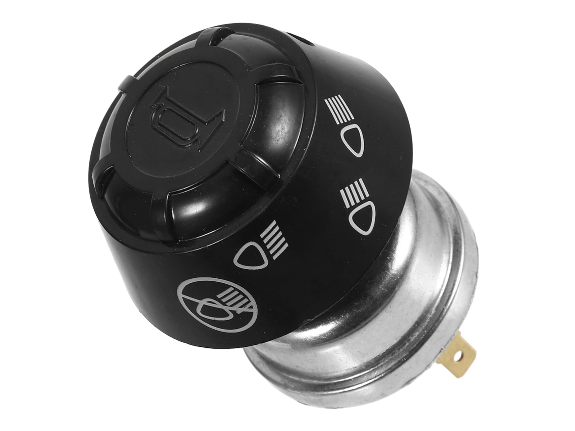 Luz de botão, em plástico e metal, para trator, fácil de usar.