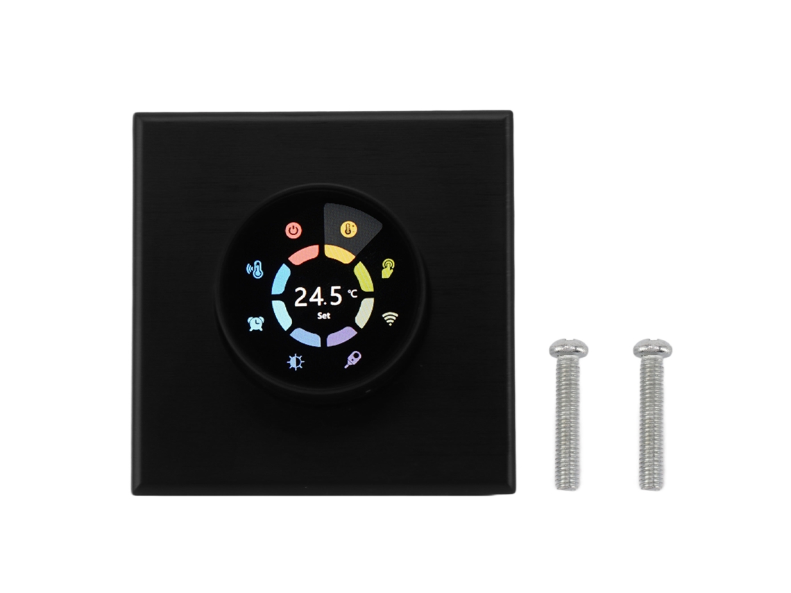 Laxiscreed Termostato Wifi Tuya Com Ajuste De Temperatura, Controlo Remoto E Botão Giratório